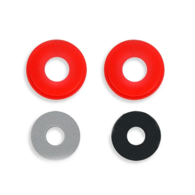 4x Aim Assist Thumbstick Rings Protective Joystick for Xbox One/Series X/S/PS5/PS4 Controller Joystick Sponge and Silicone Rings