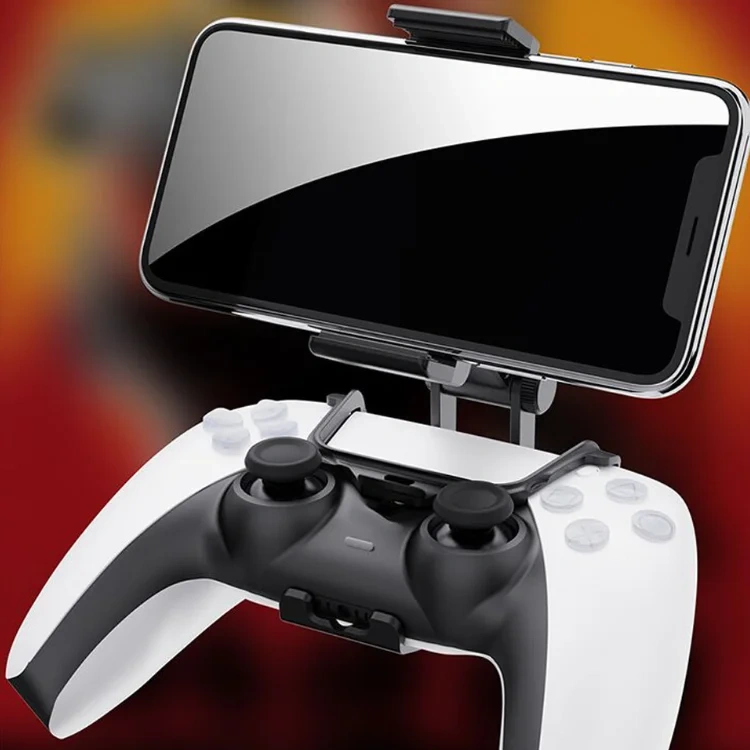 Mobile Phone Gaming Clip Adjustable Bracket Hanger Hook For PS5 Games Controller Phone Grip Holder Mount Stand