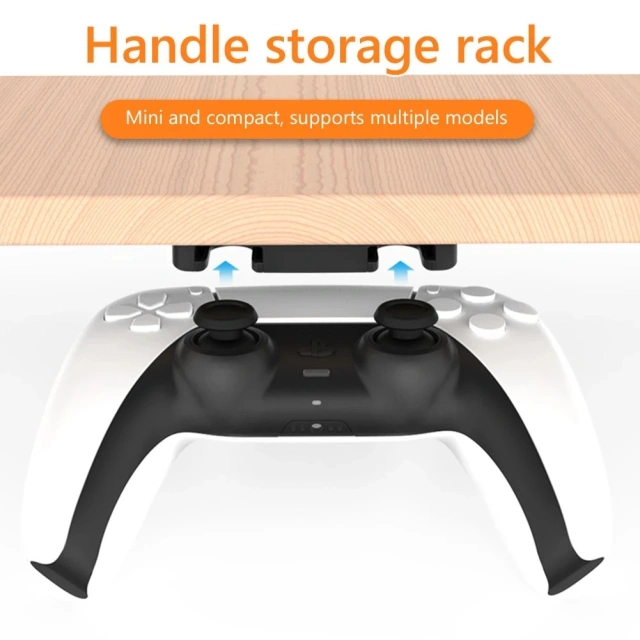Portable Controller Handle Bracket for PS5 for PS4 Game Console Hanging Storage Rack Holder Stand