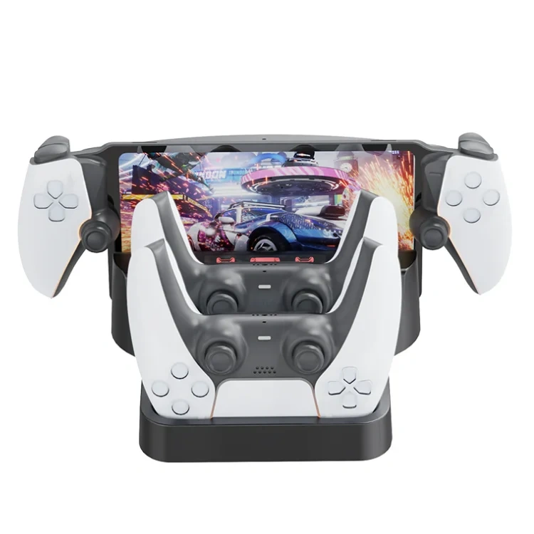 Dual Charger for PS5 Controller Charging Dock Stand Base For Play station Portal for PS Portal Games Console