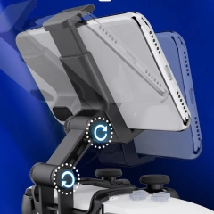 Mobile Phone Gaming Clip Adjustable Bracket Hanger Hook For PS5 Games Controller Phone Grip Holder Mount Stand