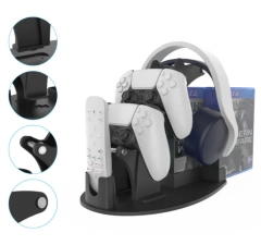 Game Accessories Storage Holder Bracket Stand for Xbox/PS5/PS4/SWITCH Pro Controller Remote Control Headset Stand Holder