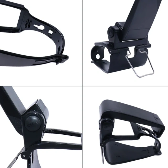 Gamepad Clip Stand Phone Mount Holder for PS5 controller Holder with metal frame adjustable table bracket