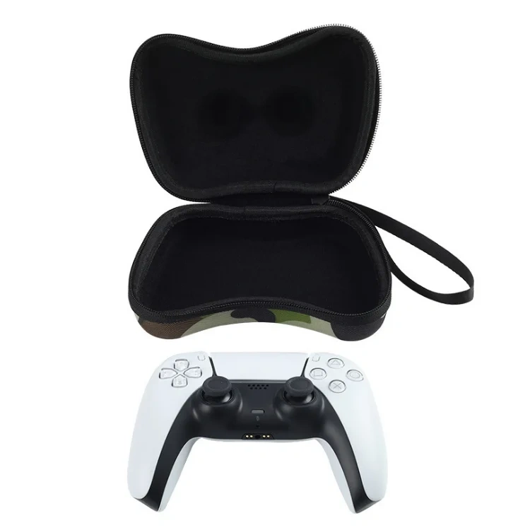 Camouflage Portable Travel Case Eva Storage Bag for PS5 Controller Case Protective Carrying Bag