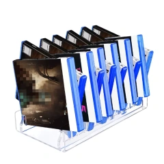 12 Games Stand Mount Holder Display Stand For Play station 4 5 for PS4/PS5 Game Holder Storage Bracket