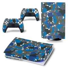 Camouflage Decal Cover Skin Sticker For Play station 5 for PS5 Console + 2 Controller Skin Vinyl Full Cover Decal Sticker Cove