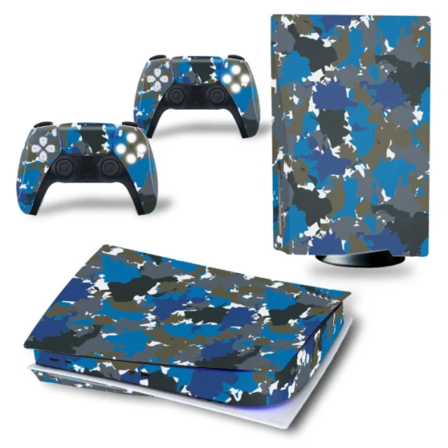 Camouflage Decal Cover Skin Sticker For Play station 5 for PS5 Console + 2 Controller Skin Vinyl Full Cover Decal Sticker Cove
