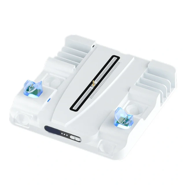 Vertical Cooling Stand Charging Dock & Game Storage Holder Rack for PS5/PS5 Slim Console Controller Charging Station