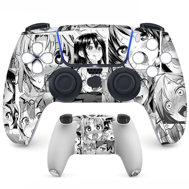 Stickers Controller Front Back Skin Protective Cover for PS5 Controller Vinyl Skin Sticker Cover Gamepad Decal