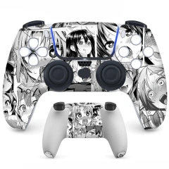 Stickers Controller Front Back Skin Protective Cover for PS5 Controller Vinyl Skin Sticker Cover Gamepad Decal
