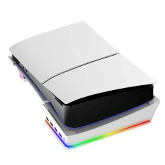 RGB Storage Display Stand Charging Dock for Play station 5 For PS5 Slim Console Accessories Holder Bracket Horizontal Stand