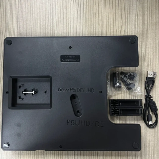 PS5 Slim Stand with Cooling Fan and Dual for PS5/PS VR2 Controller Charger PS5 Charging Station