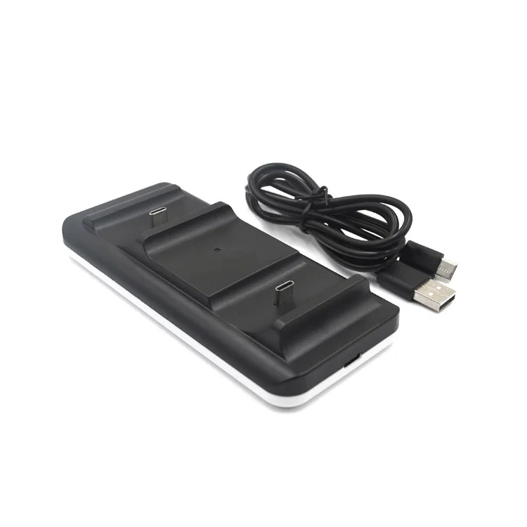 Mini Charging Station USB Dual Controller Charger for ps5 Controller Charging Stand Dock Charger