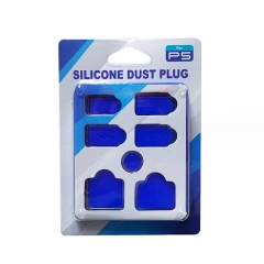 7 in 1 Dust Plug Dustproof USB LAN Charging Port Cover Kit for PS5 Digital/Disc Version Console Anti-dust Plug