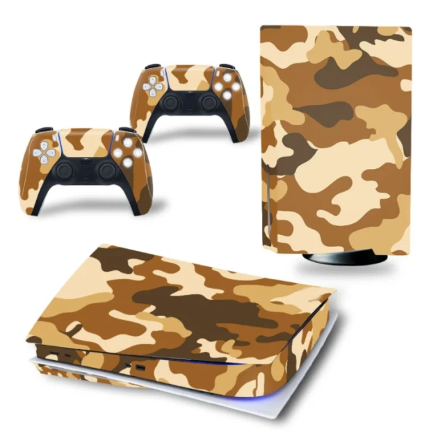 Camouflage Decal Cover Skin Sticker For Play station 5 for PS5 Console + 2 Controller Skin Vinyl Full Cover Decal Sticker Cove
