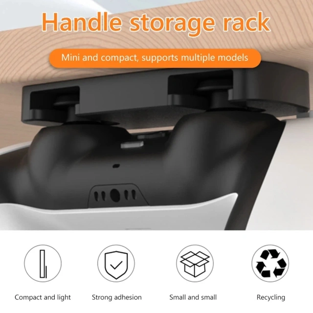 Portable Controller Handle Bracket for PS5 for PS4 Game Console Hanging Storage Rack Holder Stand
