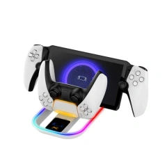 For PS5 Controller Charger Charging Dock Base for Play station Portal for PS Portal Handheld Charging Station Stand Charger