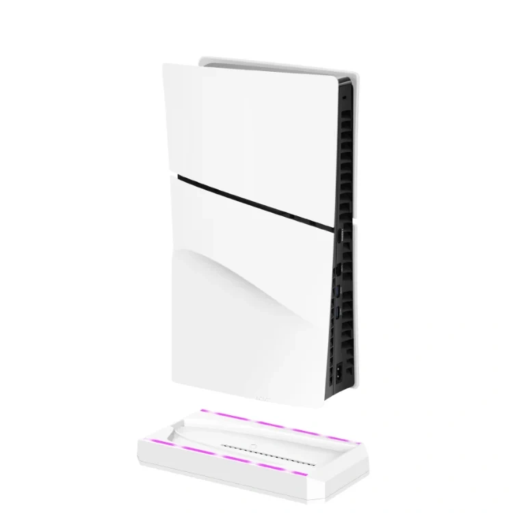 RGB Holder Cooling Station Storage Stand For Play station 5 for PS5 Slim Wall Mount Stand Bracket Game Console Holder