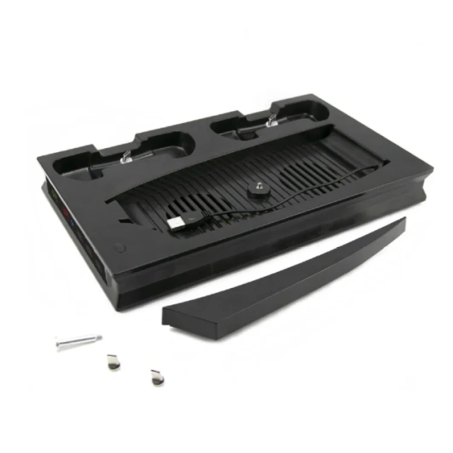 PS5 Controller Charger Station Dock+ Vertical Cooling Fan Stand Magnetic PS5 Charging Dock Station