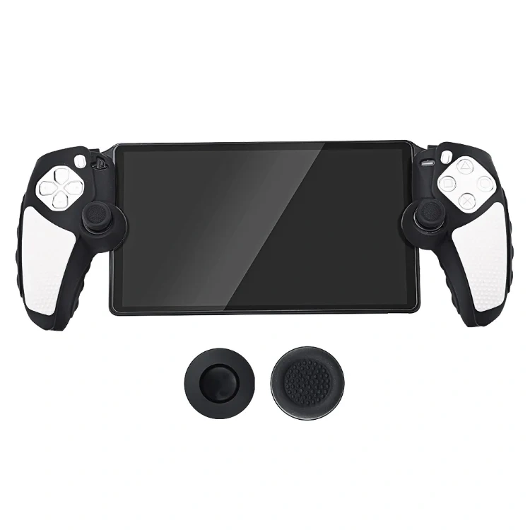 Anti-Slip Silicone Cover Skin Protective Case for Play station For PS5 Portal Console Case With Thumb Grips
