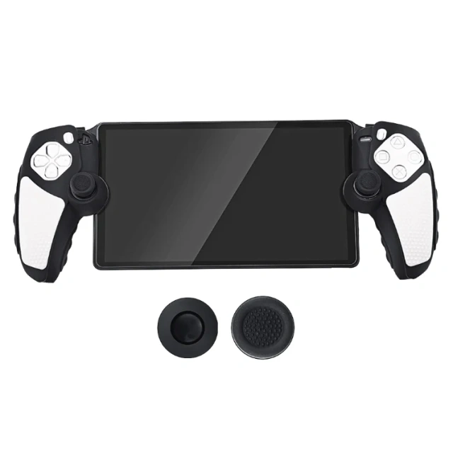 Anti-Slip Silicone Cover Skin Protective Case for Play station For PS5 Portal Console Case With Thumb Grips