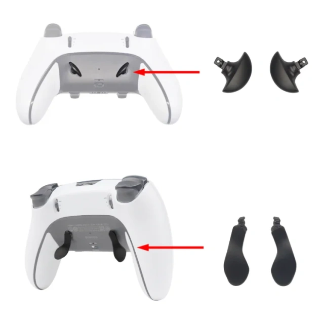 controller Metal Back Key Trigger Replace Parts For PS5 Edge Elite Controller Back Paddles