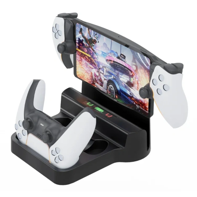 Dual Charger for PS5 Controller Charging Dock Stand Base For Play station Portal for PS Portal Games Console