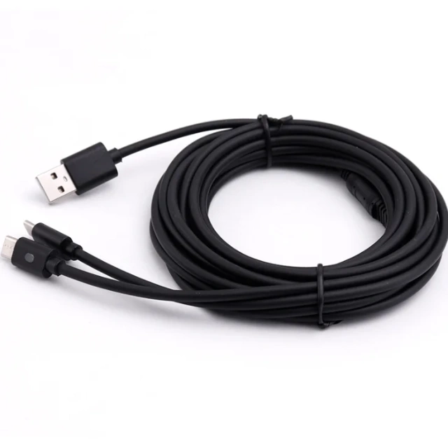 3 Meters Charging Cable For Playstation 5 LED Light Type c 2 in 1 USB Cable For PS5/Xbox Series X/S/Switch Charger USB Cable
