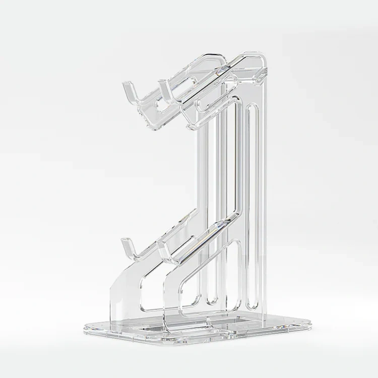 Dual Controller Stand for Xbox One PS5 PS4 Switch Pro Games Controller Holder with RGB Stand Bracket