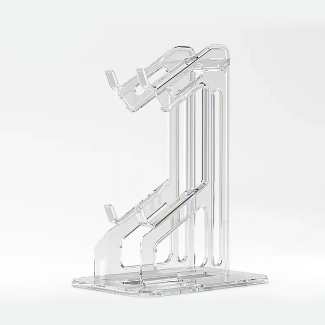 Dual Controller Stand for Xbox One PS5 PS4 Switch Pro Games Controller Holder with RGB Stand Bracket