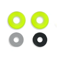 4x Aim Assist Thumbstick Rings Protective Joystick for Xbox One/Series X/S/PS5/PS4 Controller Joystick Sponge and Silicone Rings