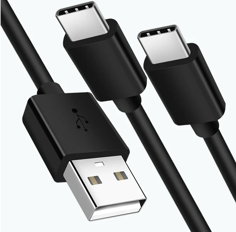High Quality 2 In 1 Playstation 5 Usb Charger Cable Nintendo Switch Usb Cable 3 Meters Black Ps5 Charging Cable
