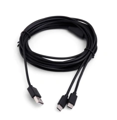 High Quality 2 In 1 Playstation 5 Usb Charger Cable Nintendo Switch Usb Cable 3 Meters Black Ps5 Charging Cable