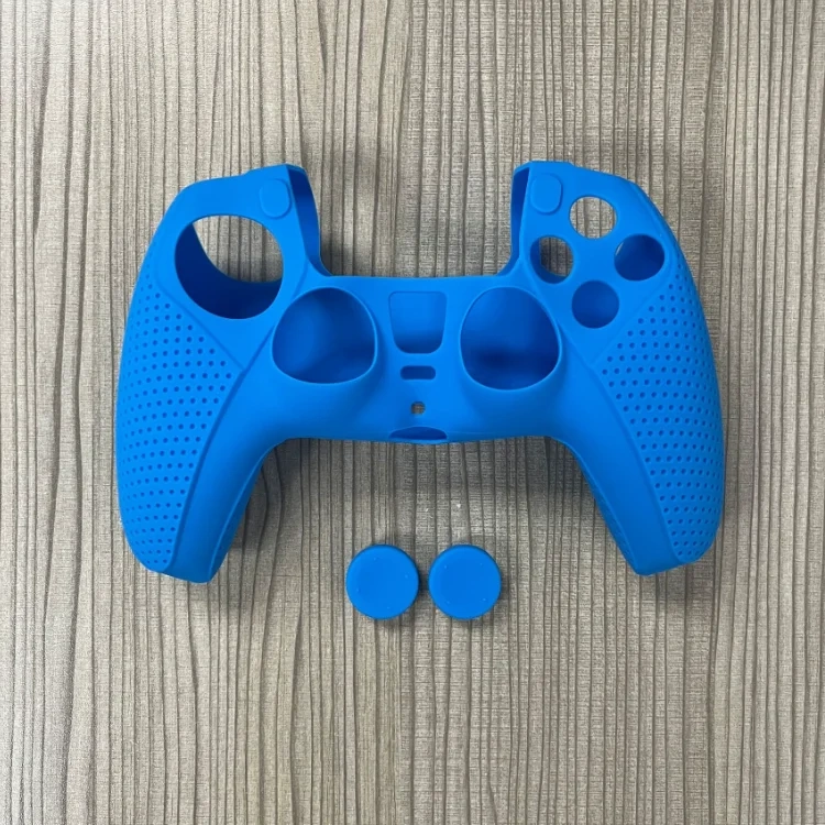 Silicone Rubber Skin Protective Case Thumb Grips Cover for PS5 Controller Accessories Cover Non-slip Case