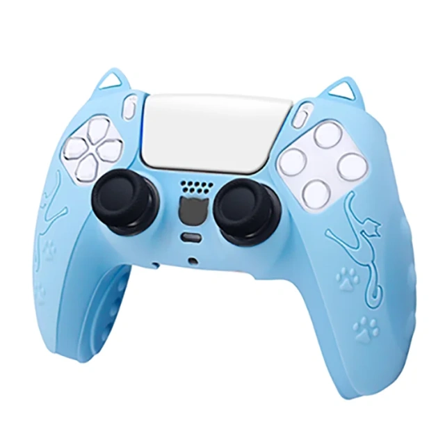 Cat ear Silicone Controller Protective Case Cover for PS5 Controller Skin Cover Silicon Case