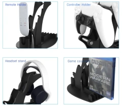Game Accessories Storage Holder Bracket Stand for Xbox/PS5/PS4/SWITCH Pro Controller Remote Control Headset Stand Holder