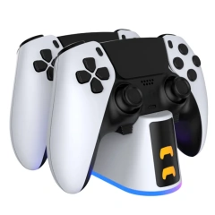 LED Daul Controller Charger Stand for Play Station 5 for PS5 Controller Accessories Charging Station Dock