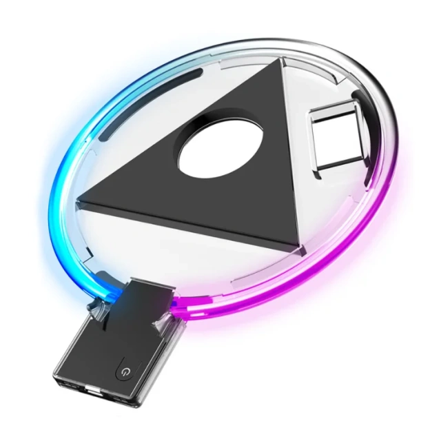 Transparent Charger dock Charging Station for PS5 Console charger base with Light Charging stand
