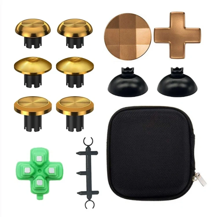 New game controller cross key button for PS5 metal anti slip joystick thump button DIY set