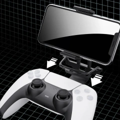 Mobile Phone Gaming Clip Adjustable Bracket Hanger Hook For PS5 Games Controller Phone Grip Holder Mount Stand