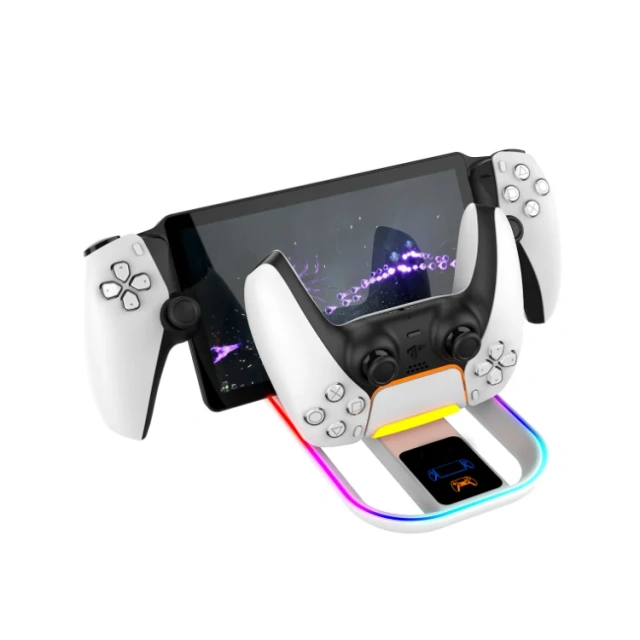 For PS5 Controller Charger Charging Dock Base for Play station Portal for PS Portal Handheld Charging Station Stand Charger