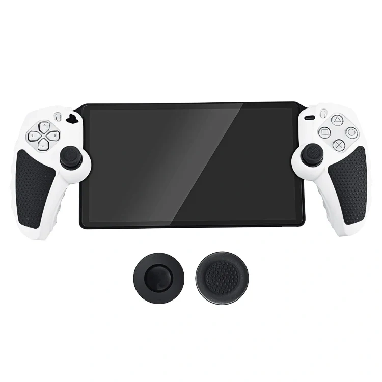 Anti-Slip Silicone Cover Skin Protective Case for Play station For PS5 Portal Console Case With Thumb Grips