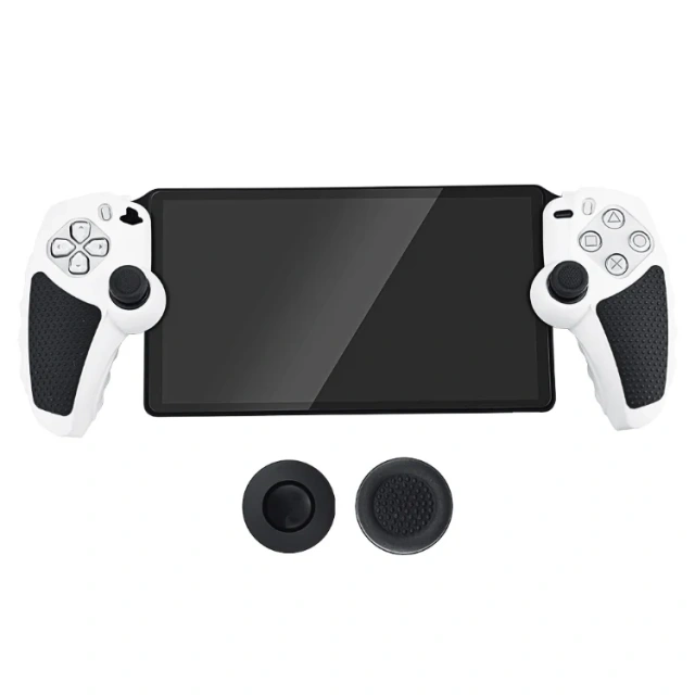 Anti-Slip Silicone Cover Skin Protective Case for Play station For PS5 Portal Console Case With Thumb Grips