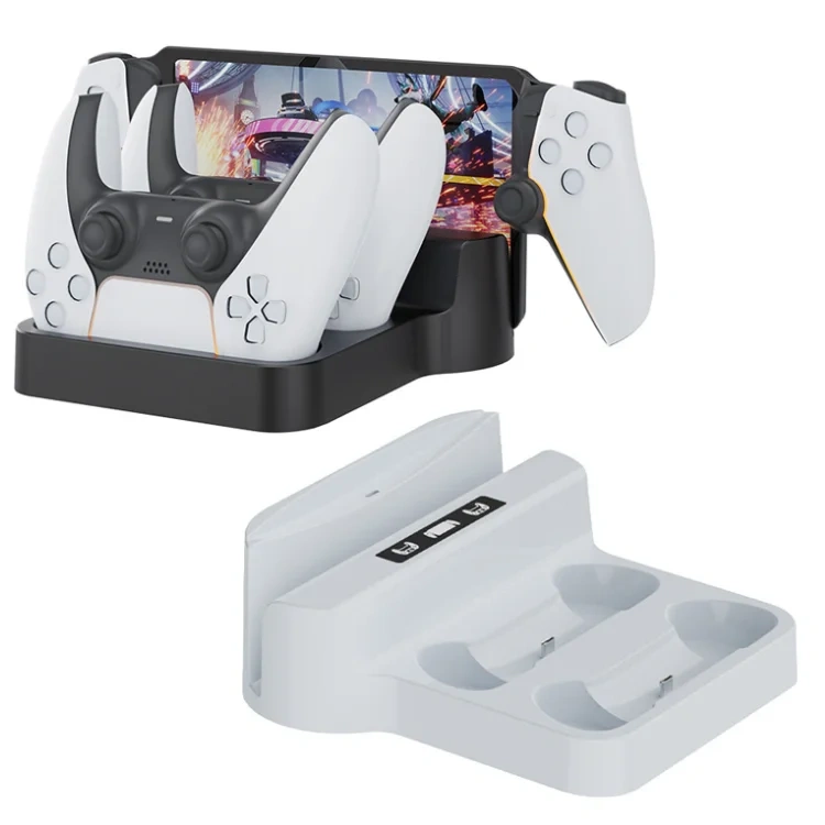 Dual Charger for PS5 Controller Charging Dock Stand Base For Play station Portal for PS Portal Games Console