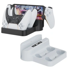 Dual Charger for PS5 Controller Charging Dock Stand Base For Play station Portal for PS Portal Games Console