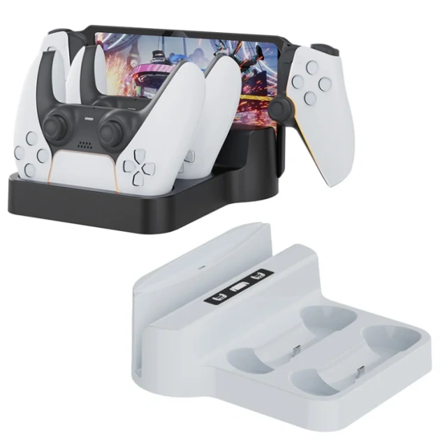 Dual Charger for PS5 Controller Charging Dock Stand Base For Play station Portal for PS Portal Games Console