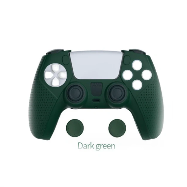 Silicone Rubber Skin Protective Case Thumb Grips Cover for PS5 Controller Accessories Cover Non-slip Case