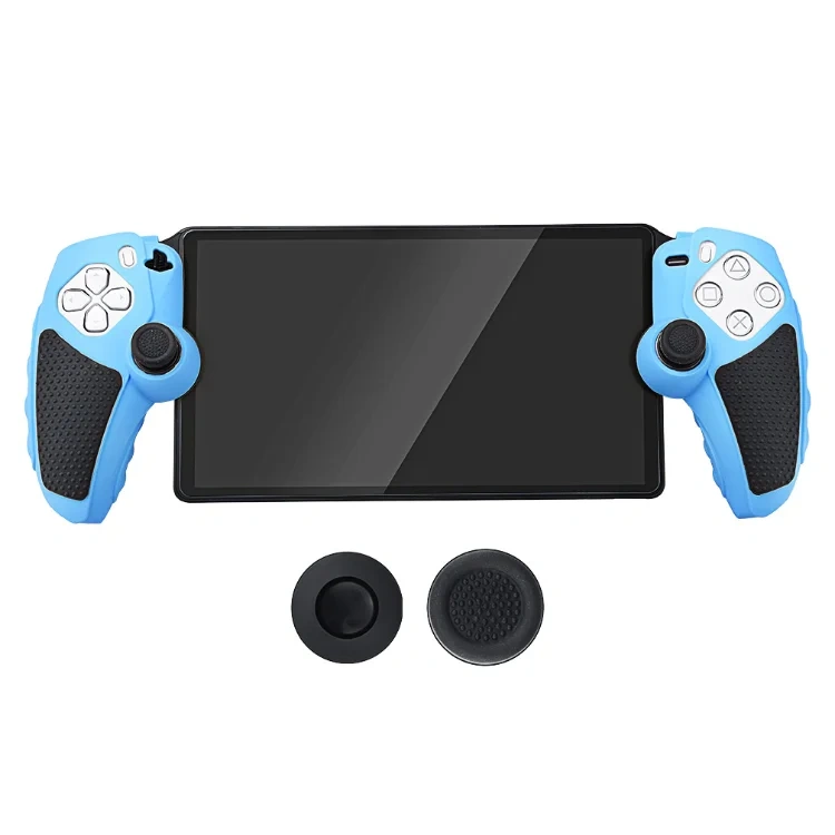 Anti-Slip Silicone Cover Skin Protective Case for Play station For PS5 Portal Console Case With Thumb Grips