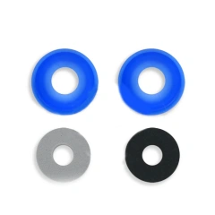 4x Aim Assist Thumbstick Rings Protective Joystick for Xbox One/Series X/S/PS5/PS4 Controller Joystick Sponge and Silicone Rings