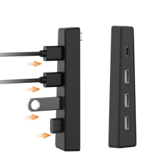 3 Ports 2.0 Hub USB Adapter Connector High Speed For Play station 5 for PS5 Slim Console USB HUB
